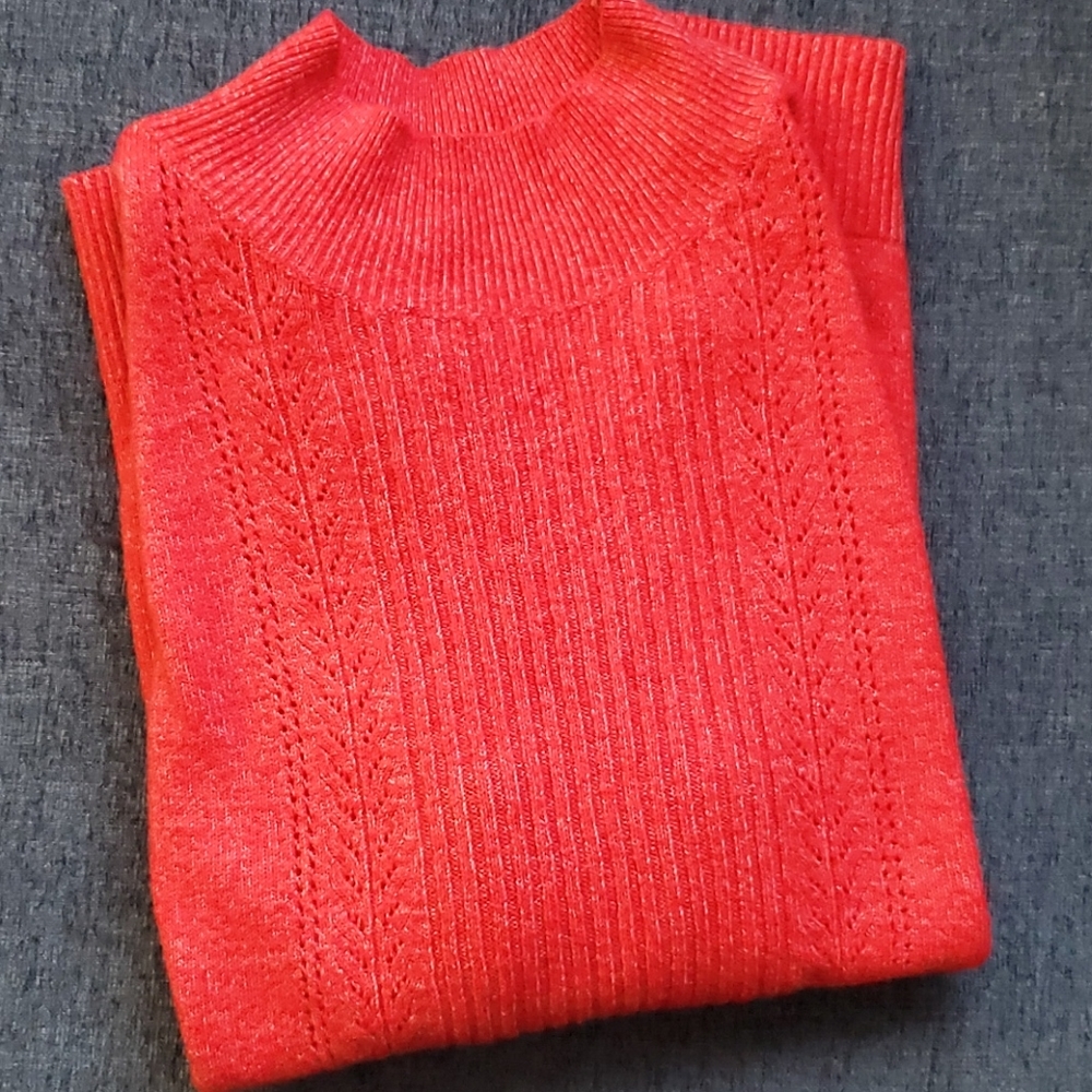 Soft red sweater